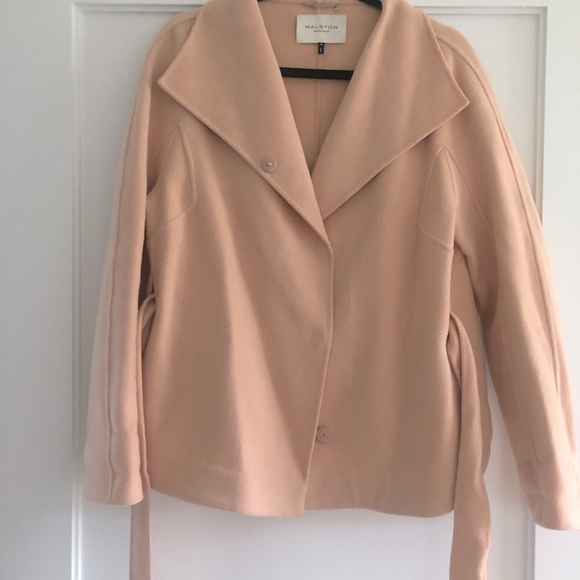 Halston Heritage Pink Spring Coat/jacket - Picture 3 of 5